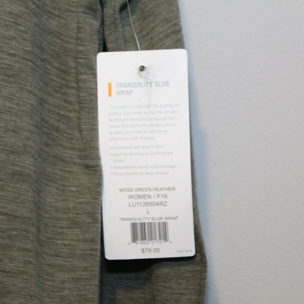 Lucy Knit Tranquility Slub Wrap Cardigan H10781 - Picture 2 of 8